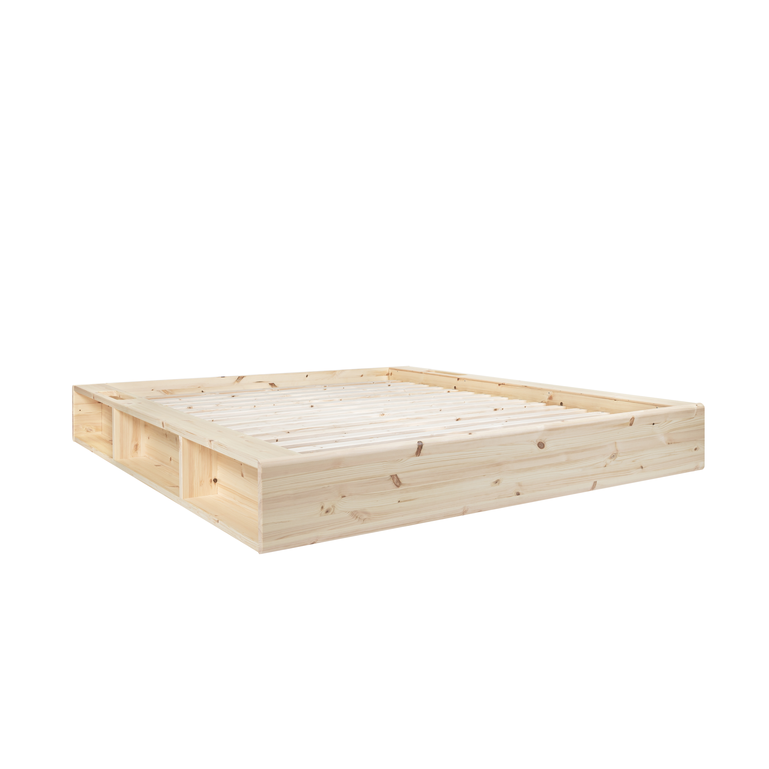 ZIGGY BED CLEAR LACQUERED 160 X 200