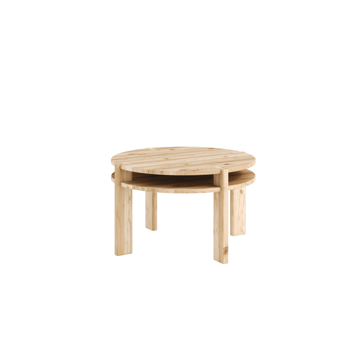 TUCK COFFEE TABLE RAW ROUND RAW