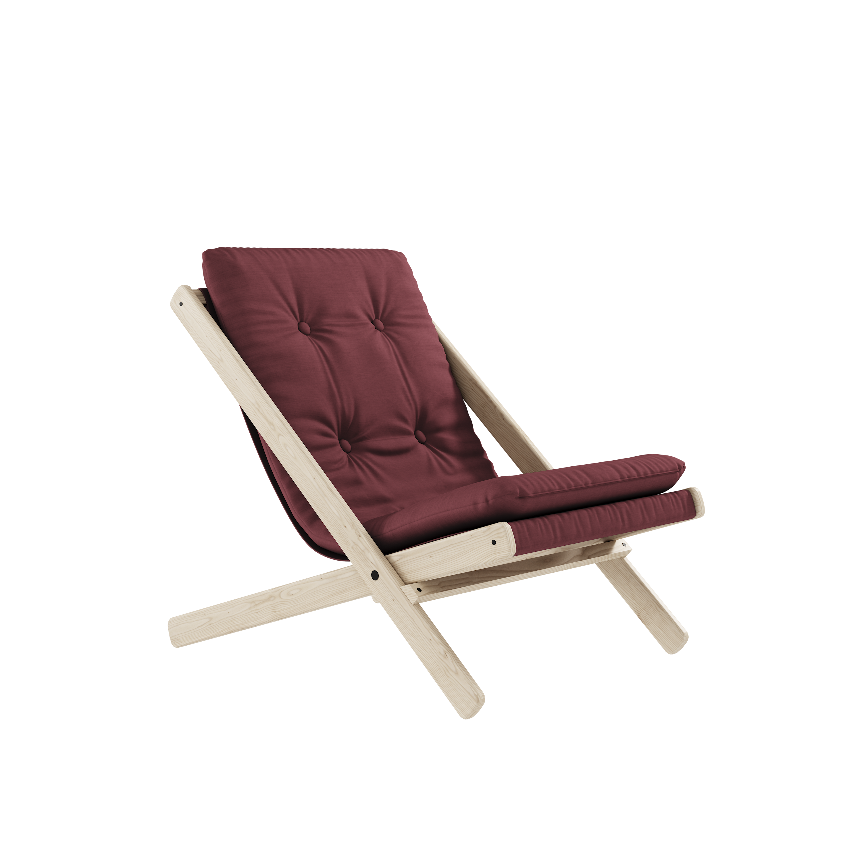 BOOGIE RAW HÊTRE AVEC MATELAS BOOGIE BORDEAUX