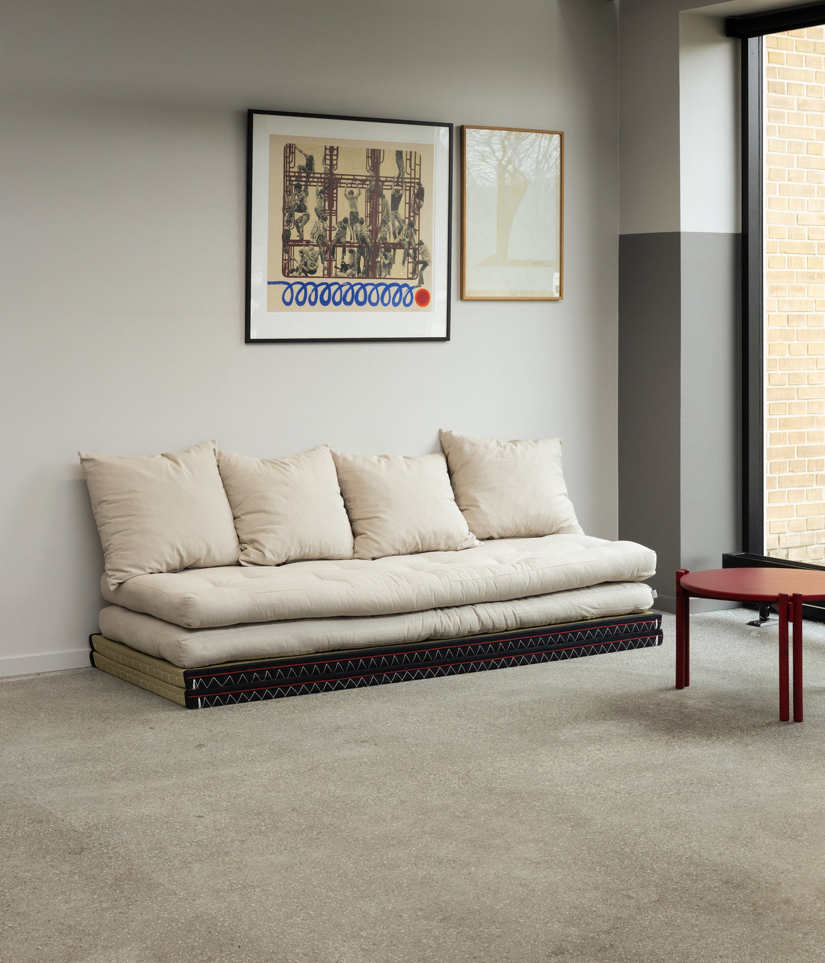 CHICO CLAY BROWN W. 2 TATAMI 80 X 200 W. 2 CHICO MATTRESS SET CLAY BROWN