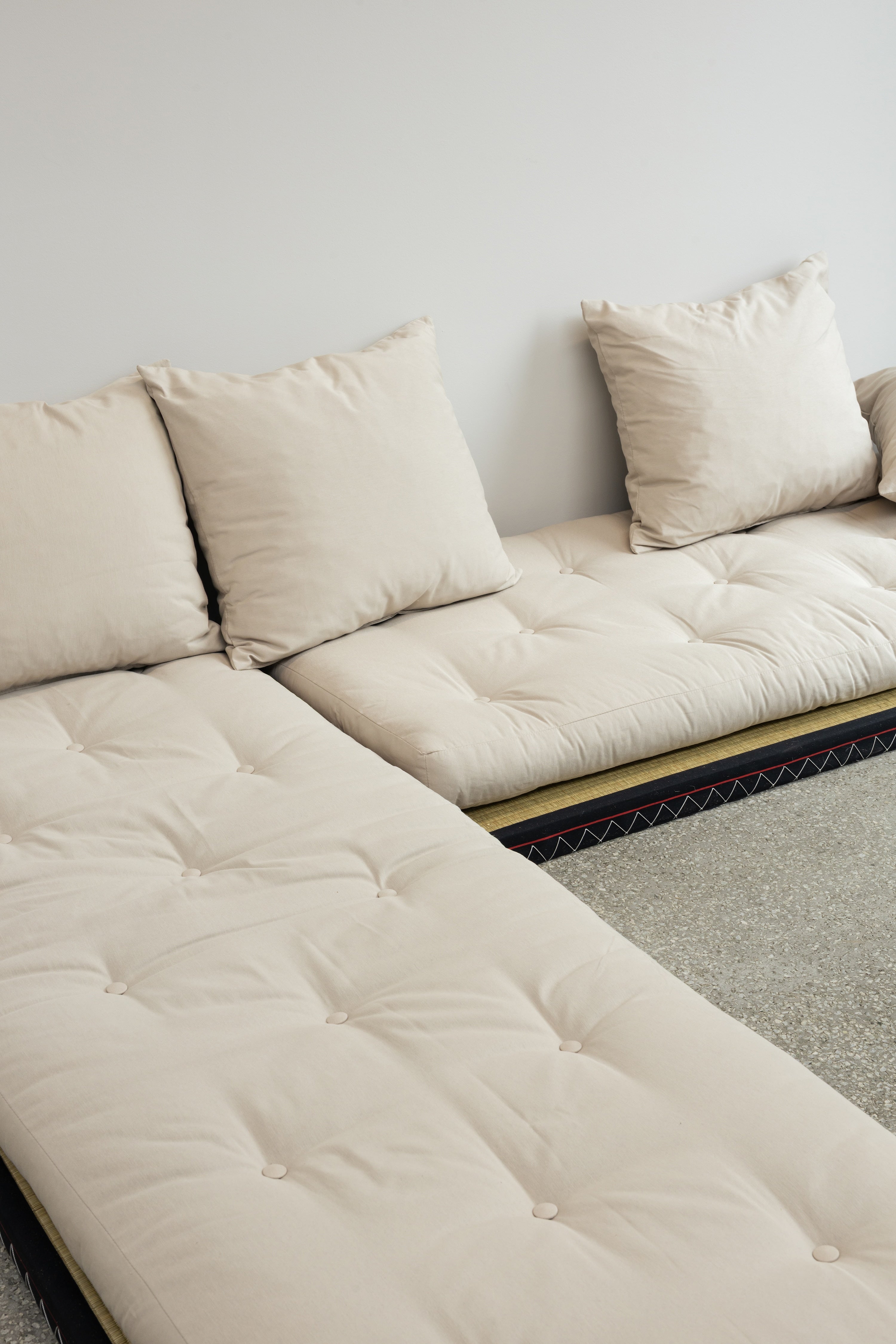CHICO CLAY BROWN W. 2 TATAMI 80 X 200 W. 2 CHICO MATTRESS SET CLAY BROWN