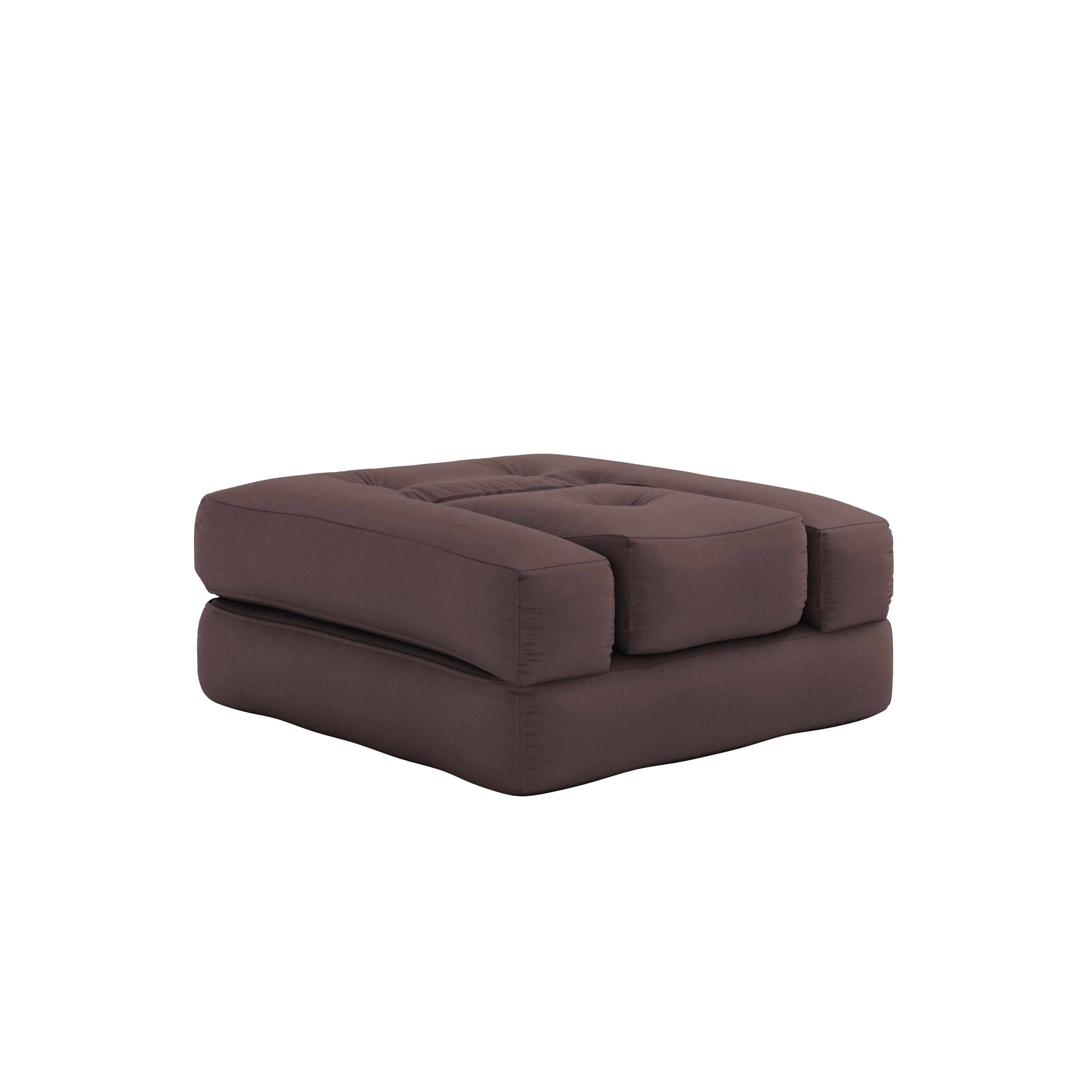 CUBE CHAIR BROWN