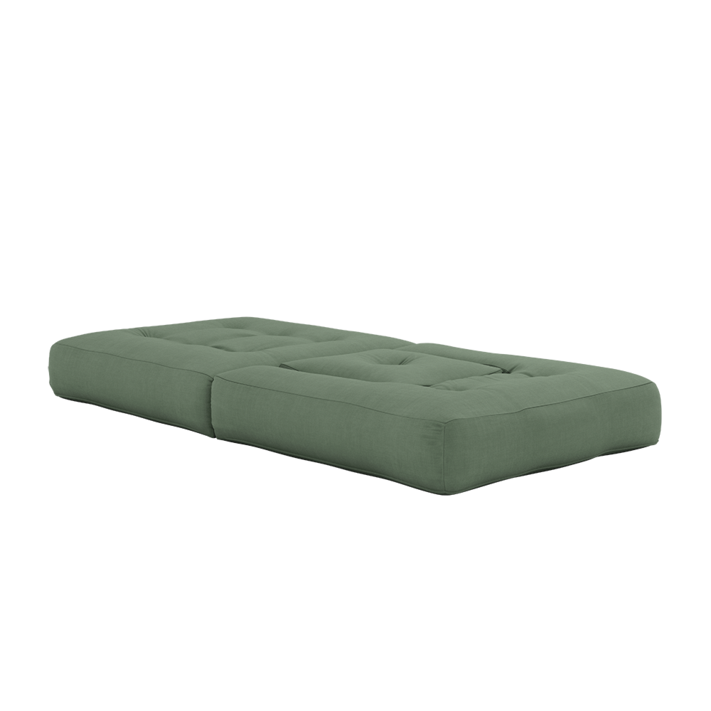 FAUTEUIL CUBE VERT OLIVE