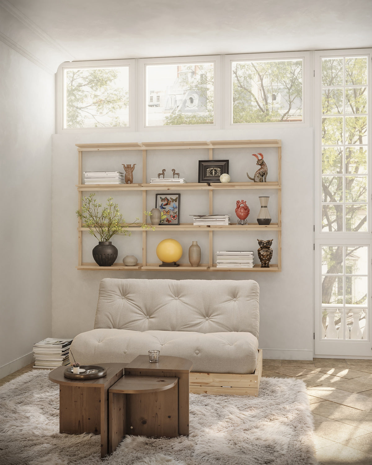 FLIP RAW 140 X 200 W. MATTRESS BROWN