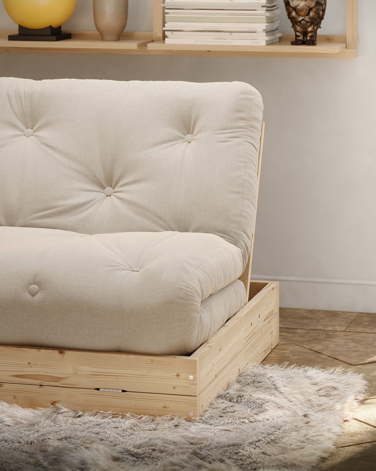 FLIP RAW 140 X 200 W. MATTRESS PETROL BLUE