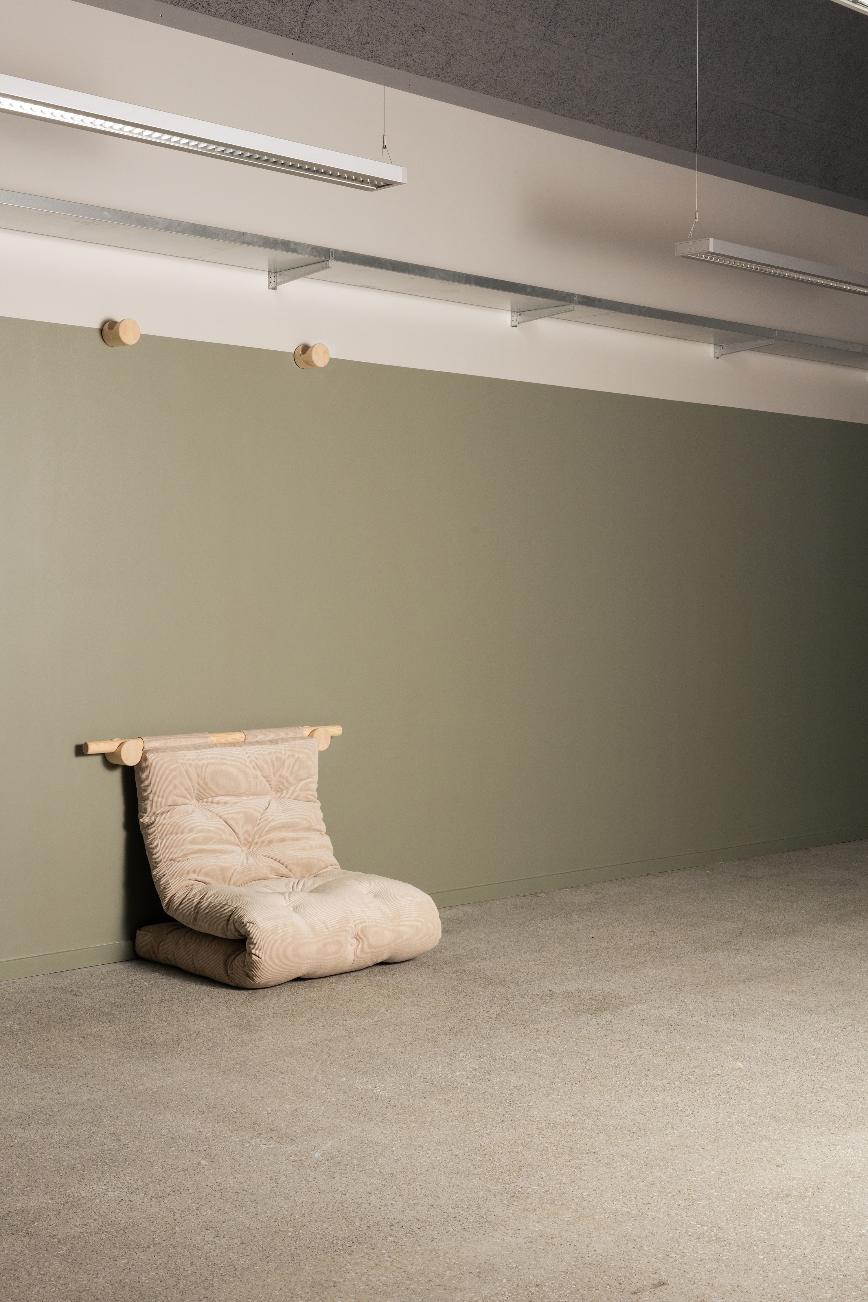 HOOKED RAW 75 x 200 W. BRAVO MATTRESS MOCCA