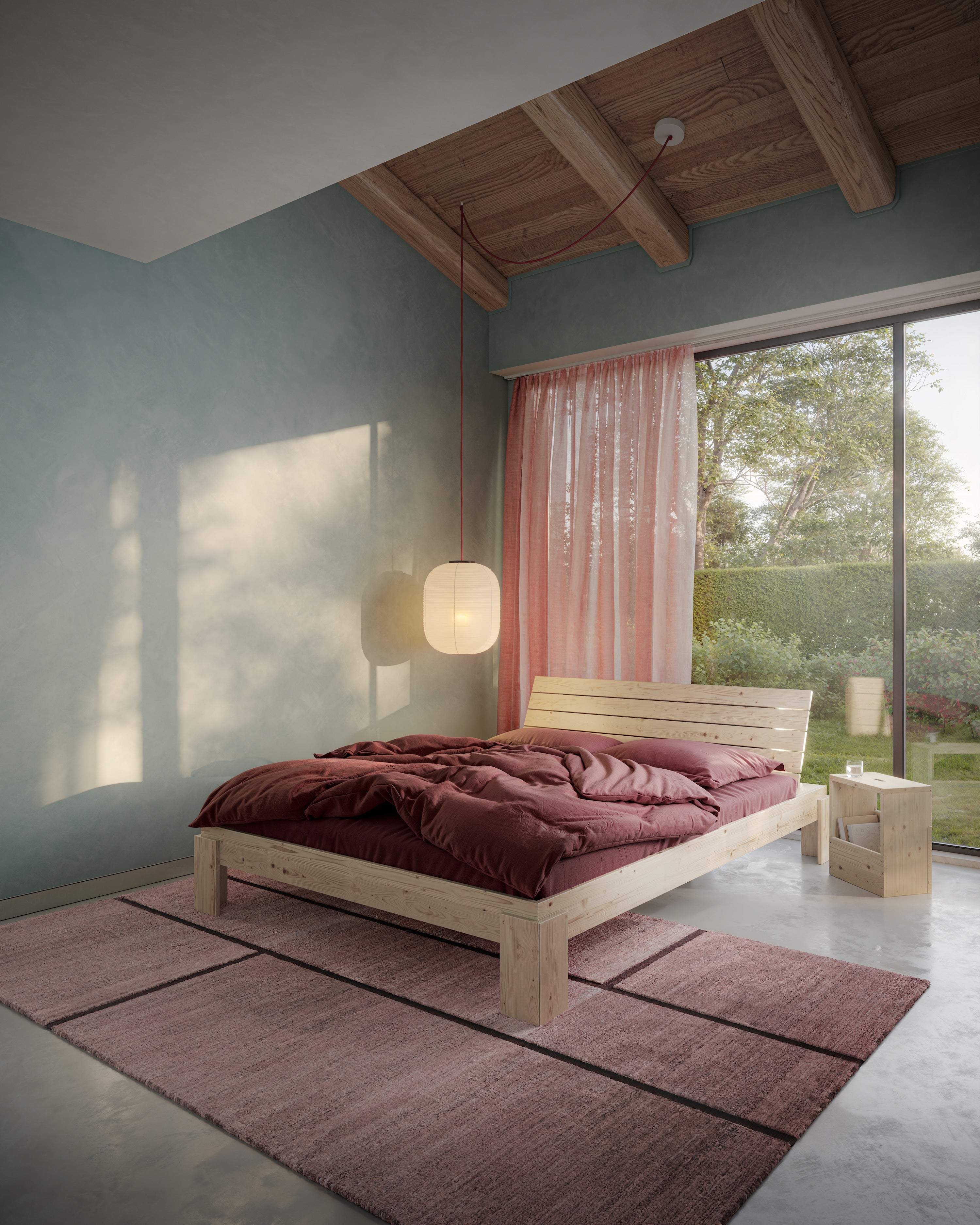 LAYERS BED HEADBOARD CLEAR 140 X 200