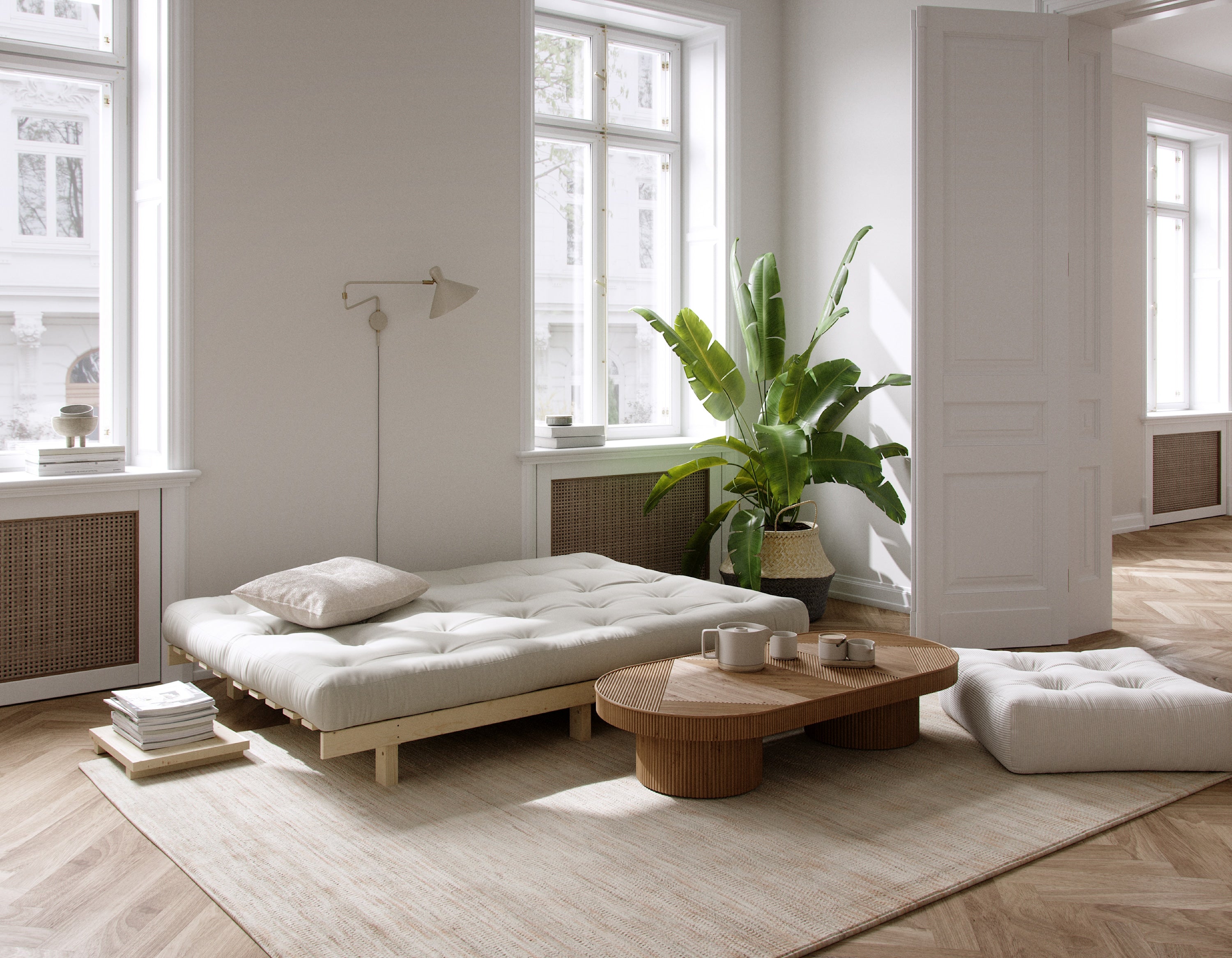 LEAN RAW 130 X 200 W. ALPHA MATTRESS BORDEAUX