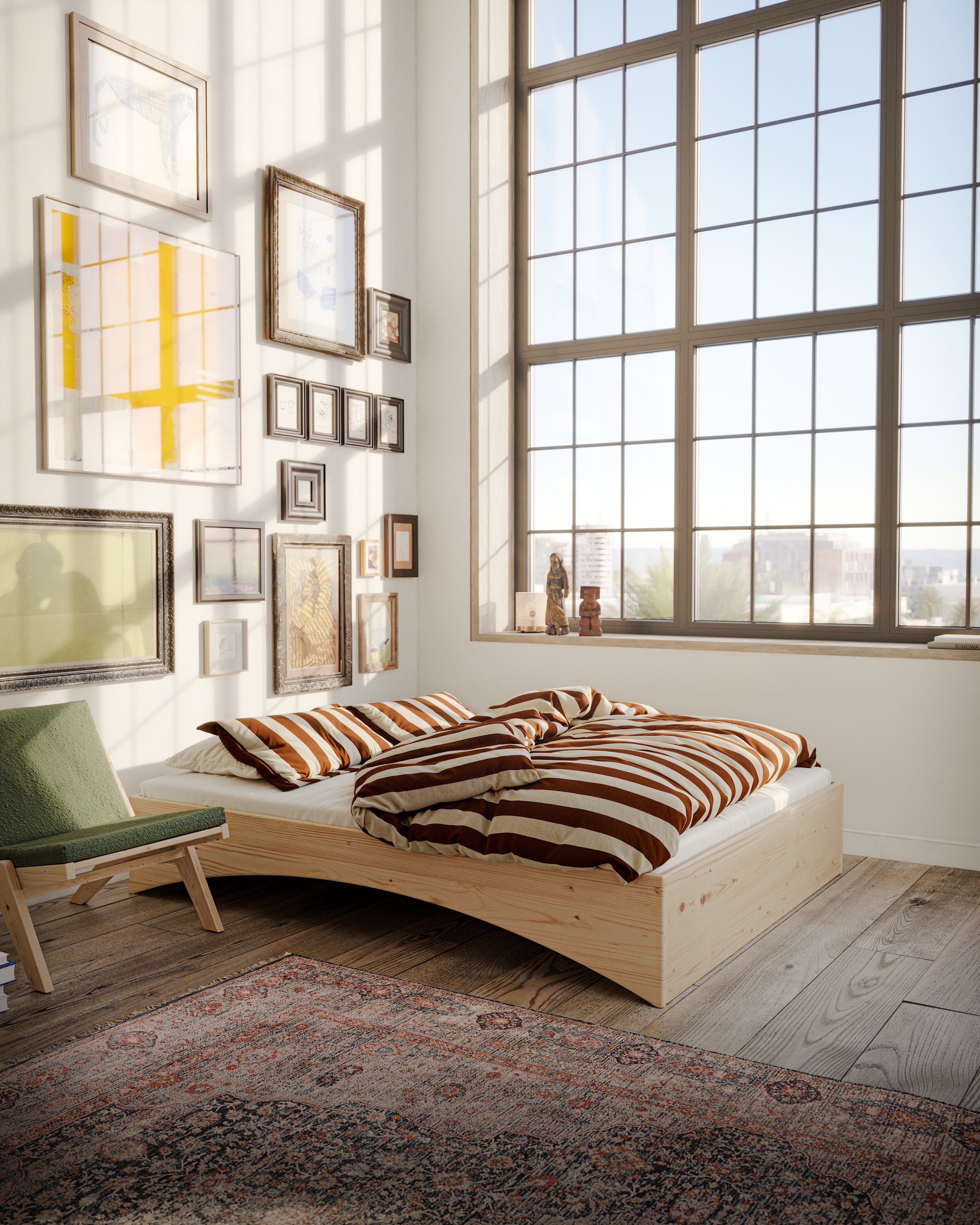 ORBIT BED RAW 160 X 200