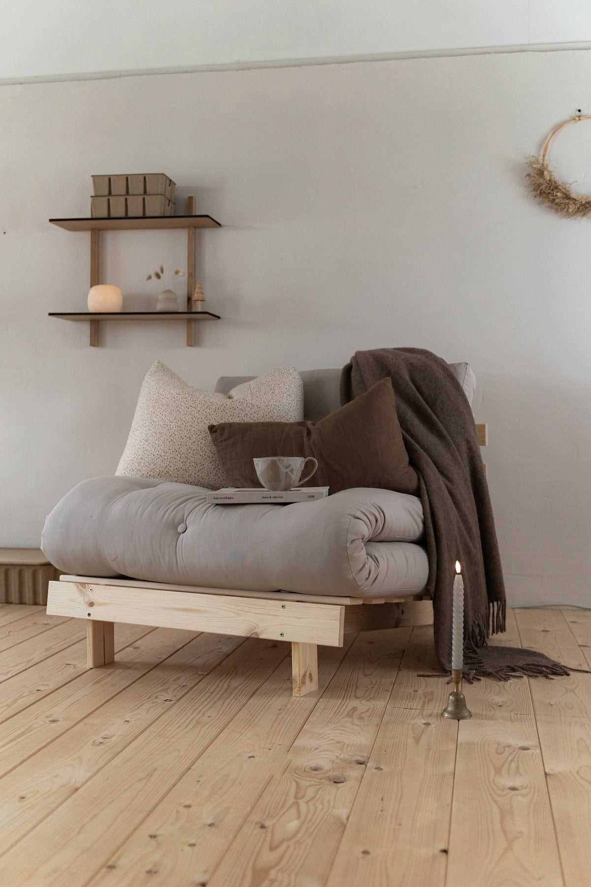 ROOTS RAW 90 X 200 W. ROOTS MATTRESS BROWN