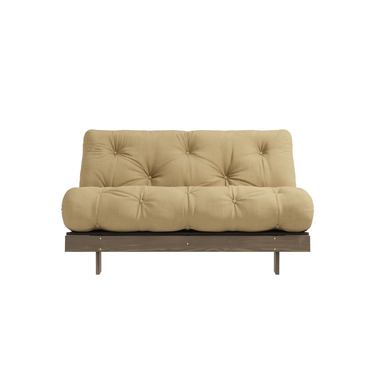 ROOTS CAROB BROWN 140 X 200 W. ROOTS MATTRESS WHEAT BEIGE