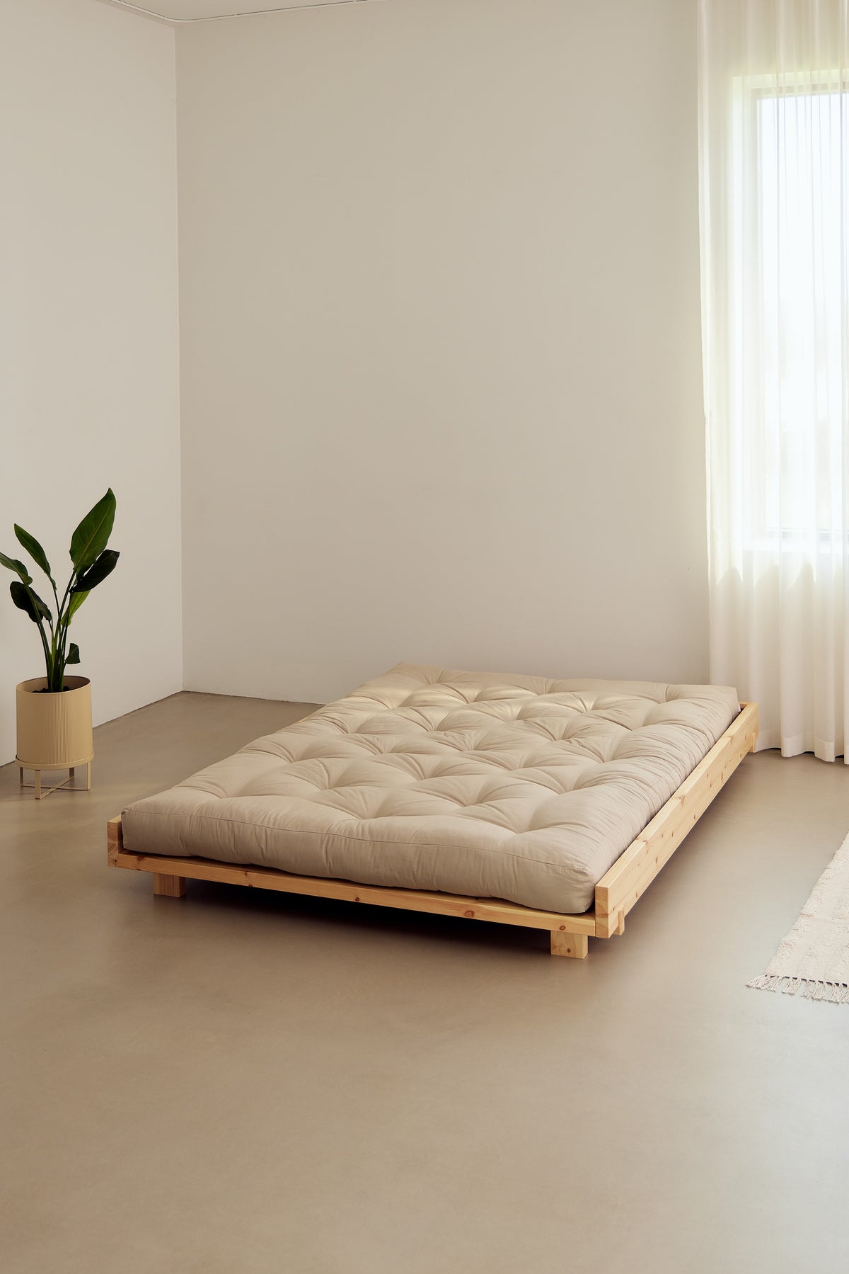 SOCIAL BED CAROB BROWN 160 X 200