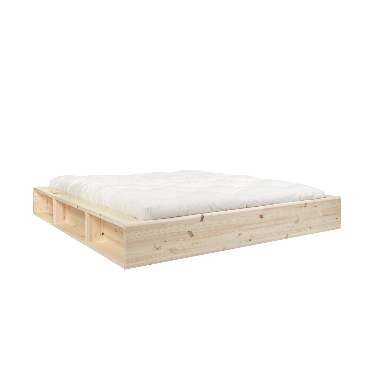 ZIGGY BED CLEAR LACQUERED 160 X 200