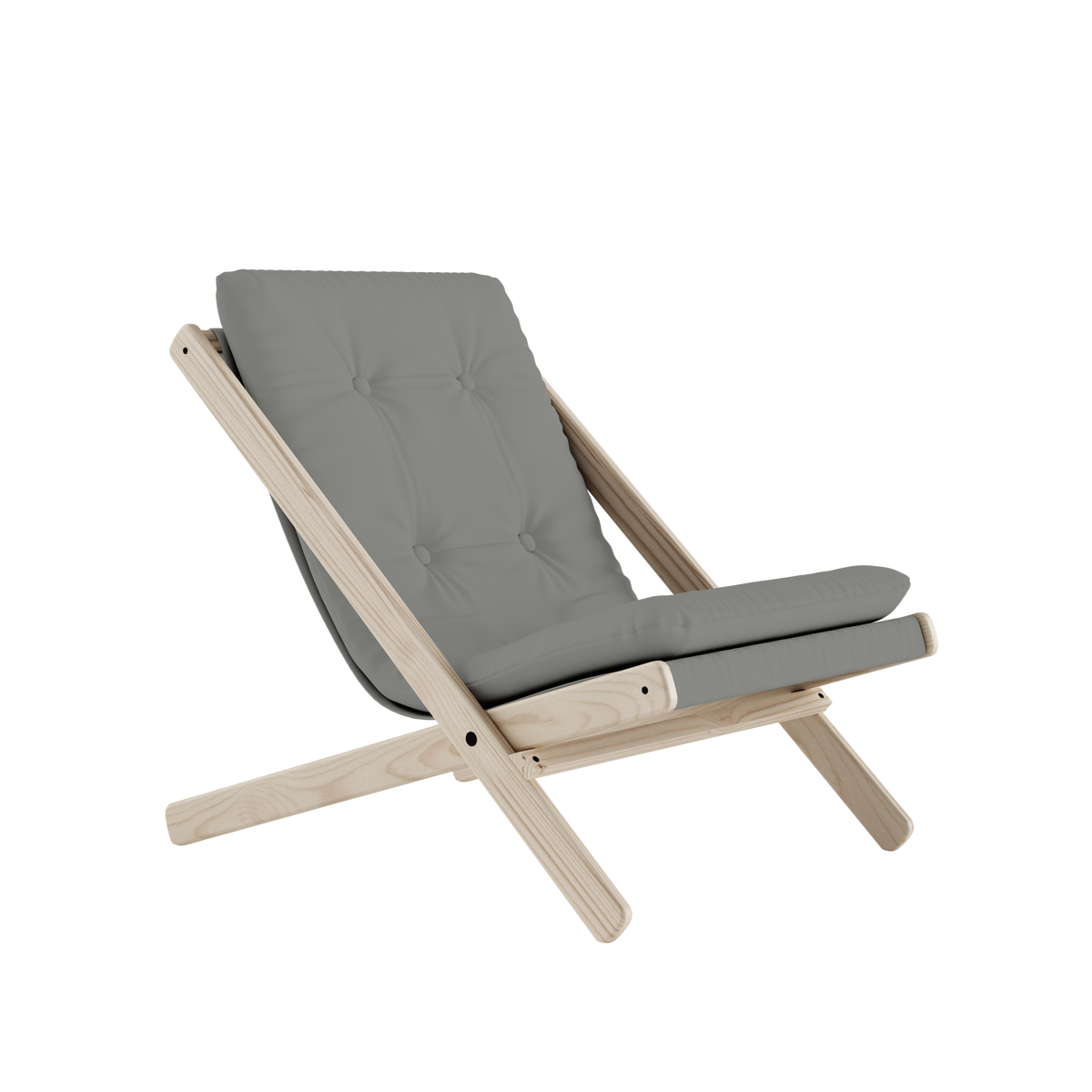 BOOGIE RAW BEECH W. BOOGIE MATTRESS GREY