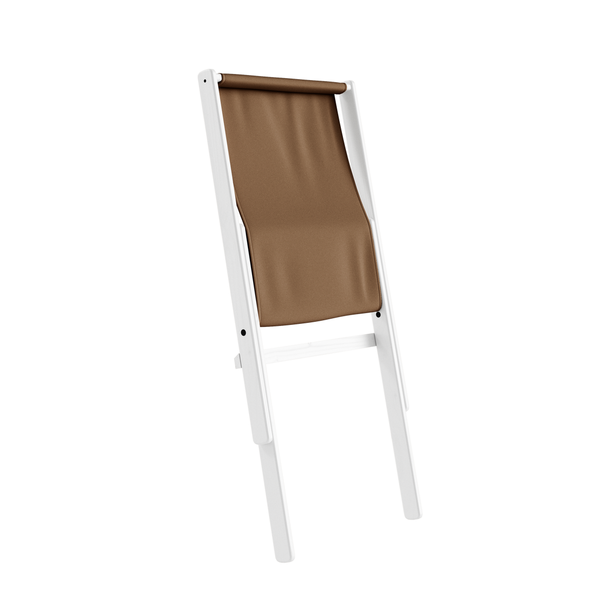 BOOGIE BLANC LAQUÉ HÊTRE AVEC MATELAS BOOGIE MAT MOKA