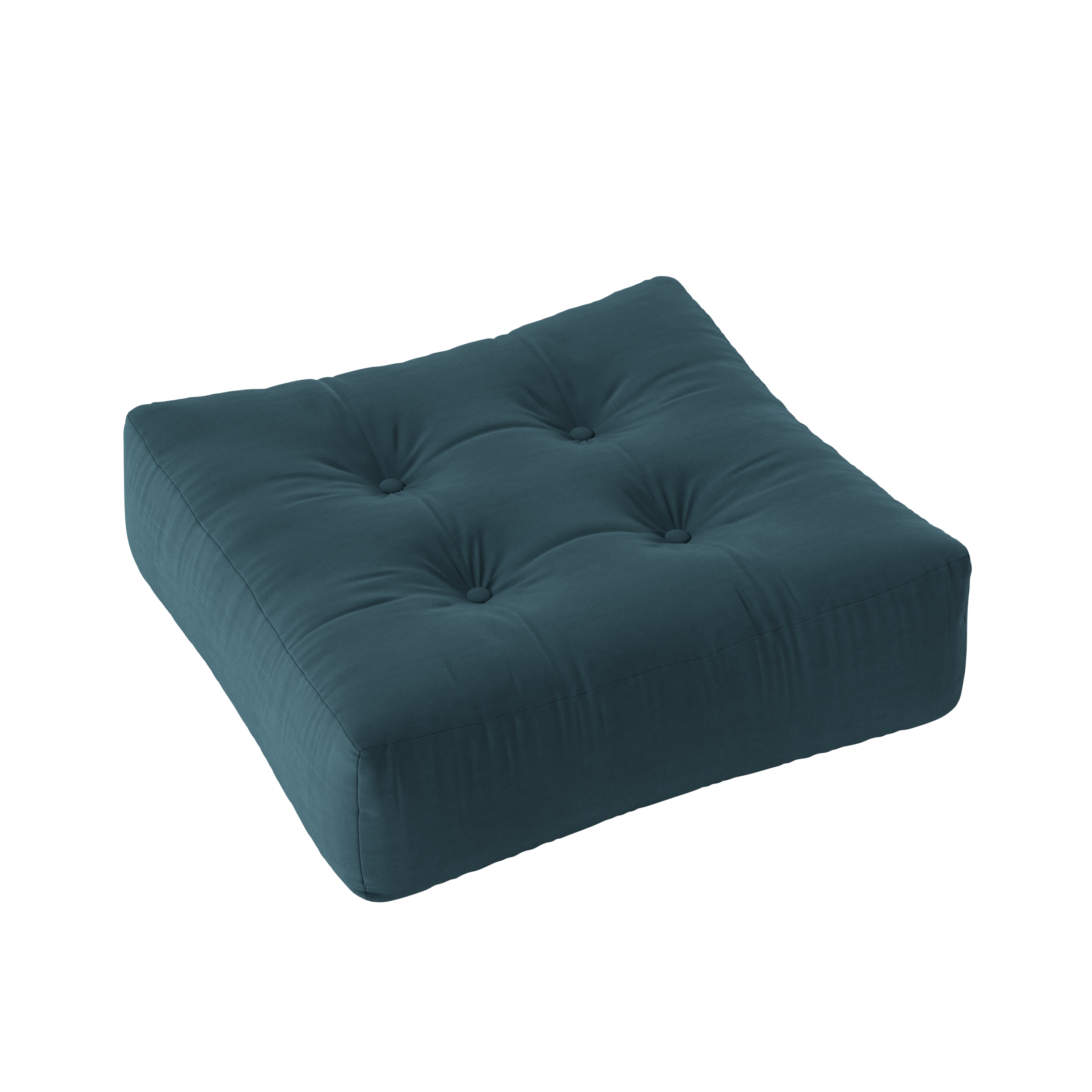 MORE POUF PETROL BLUE