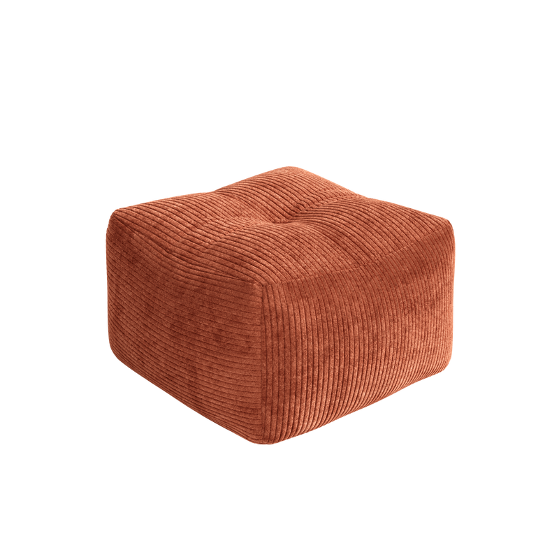 BUDDY POUF RETRO ORANGE