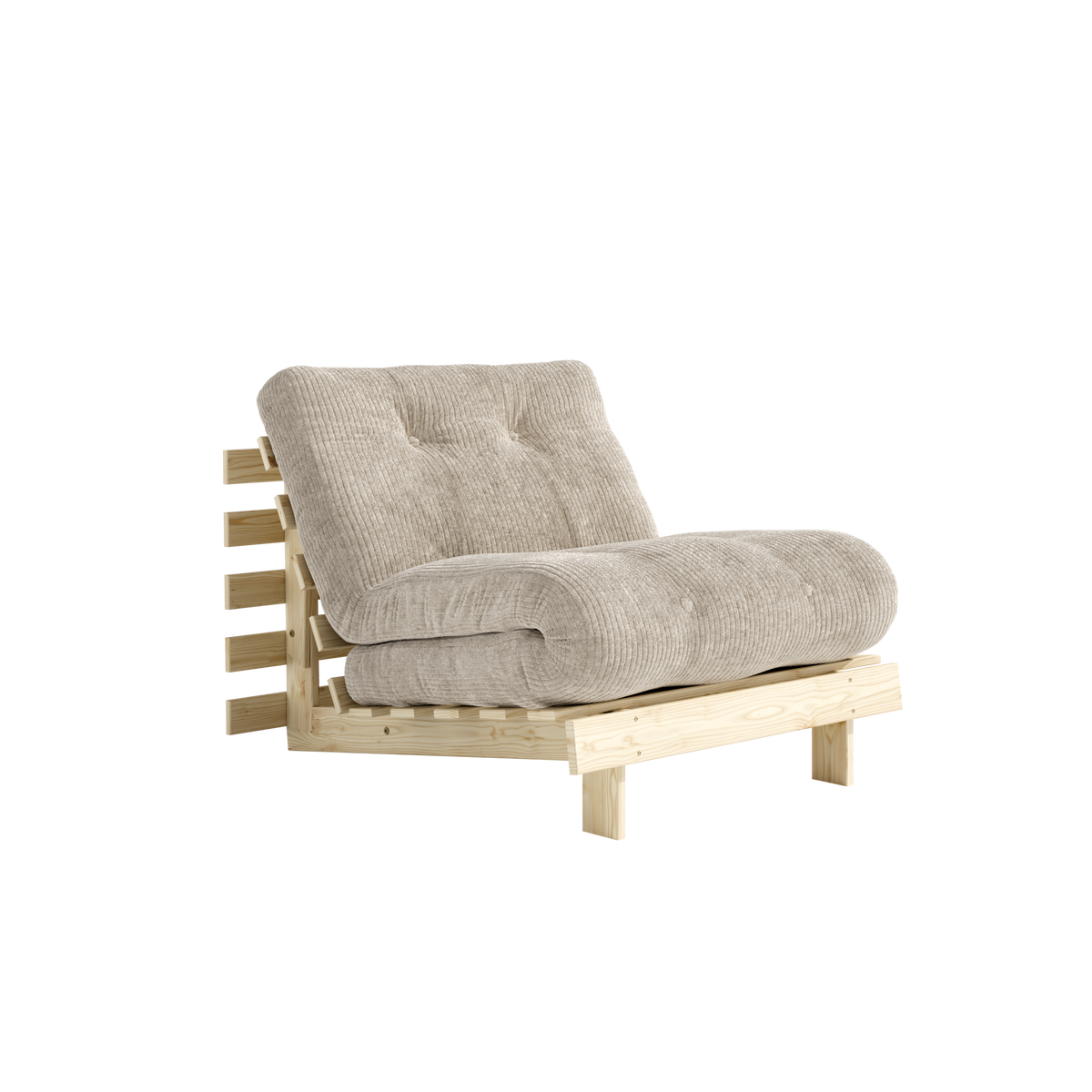 ROOTS RAW 90 X 200 W. ROOTS MATTRESS SOFT CREAM