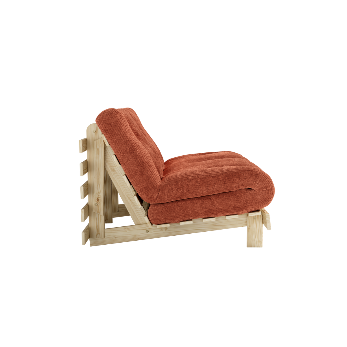 ROOTS RAW 140 X 200 W. ROOTS MATTRESS RETRO ORANGE