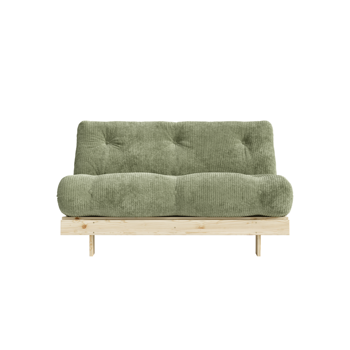 ROOTS RAW 140 X 200 W. ROOTS MATTRESS KHAKI GREEN