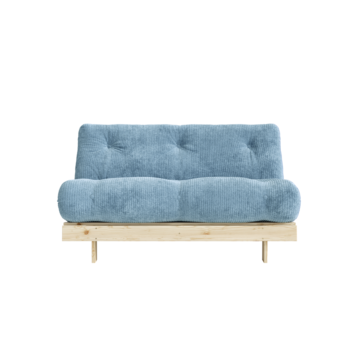 ROOTS RAW 140 X 200 W. ROOTS MATTRESS HAZY BLUE