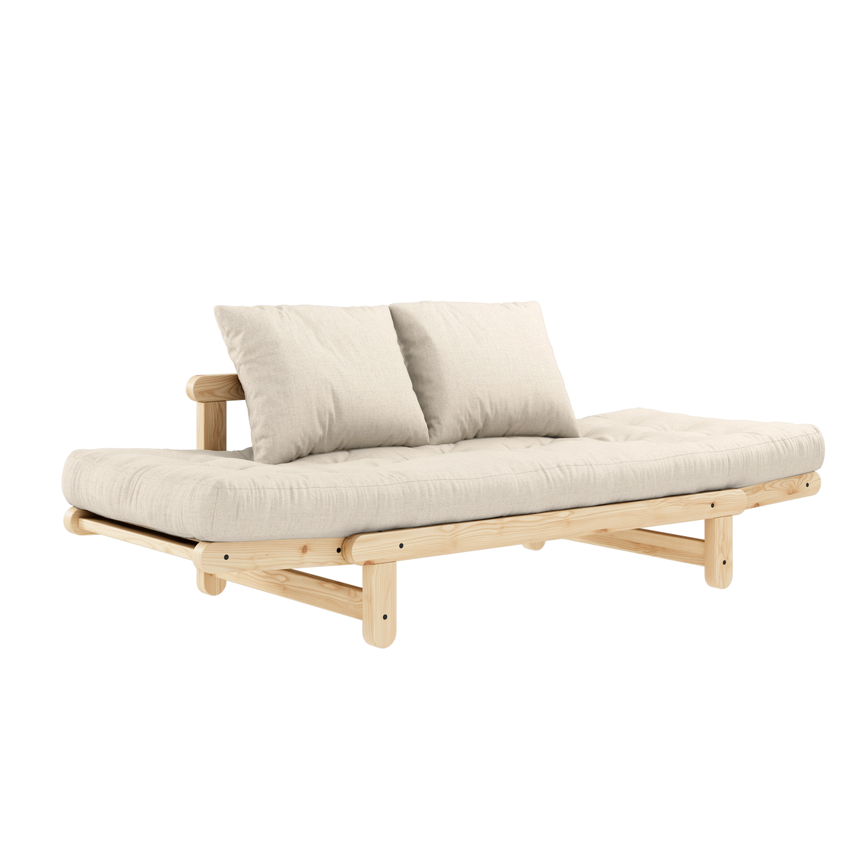 BEAT CLEAR LACQUERED W. BEAT MATTRESS SET LINEN
