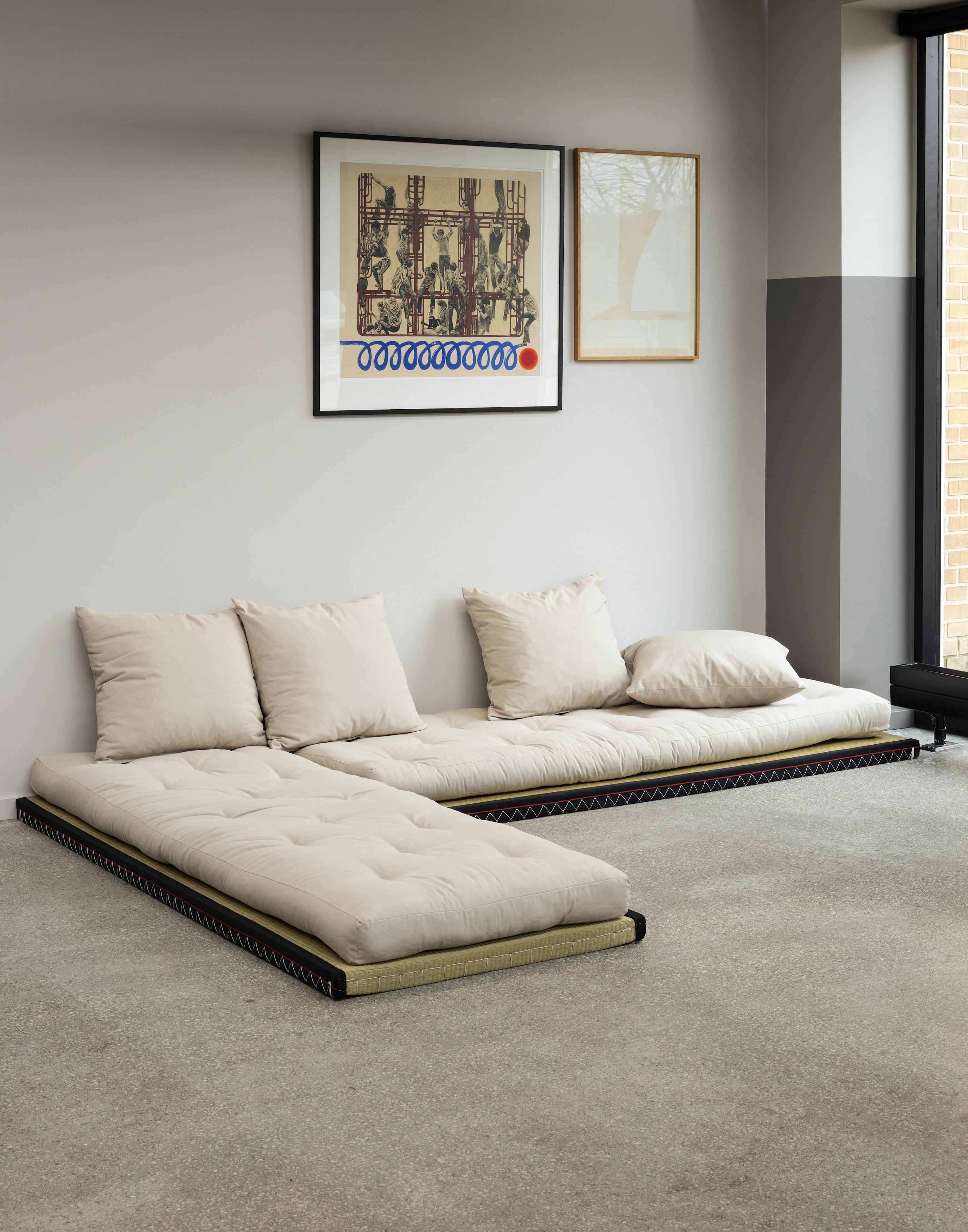 CHICO OLIVE GREEN W. 2 TATAMI 80 X 200 W. 2 CHICO MATTRESS SET OLIVE GREEN