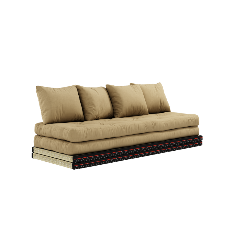 CHICO WHEAT BEIGE W. 2 TATAMI 80 X 200 W. 2 CHICO MATTRESS SET WHEAT BEIGE