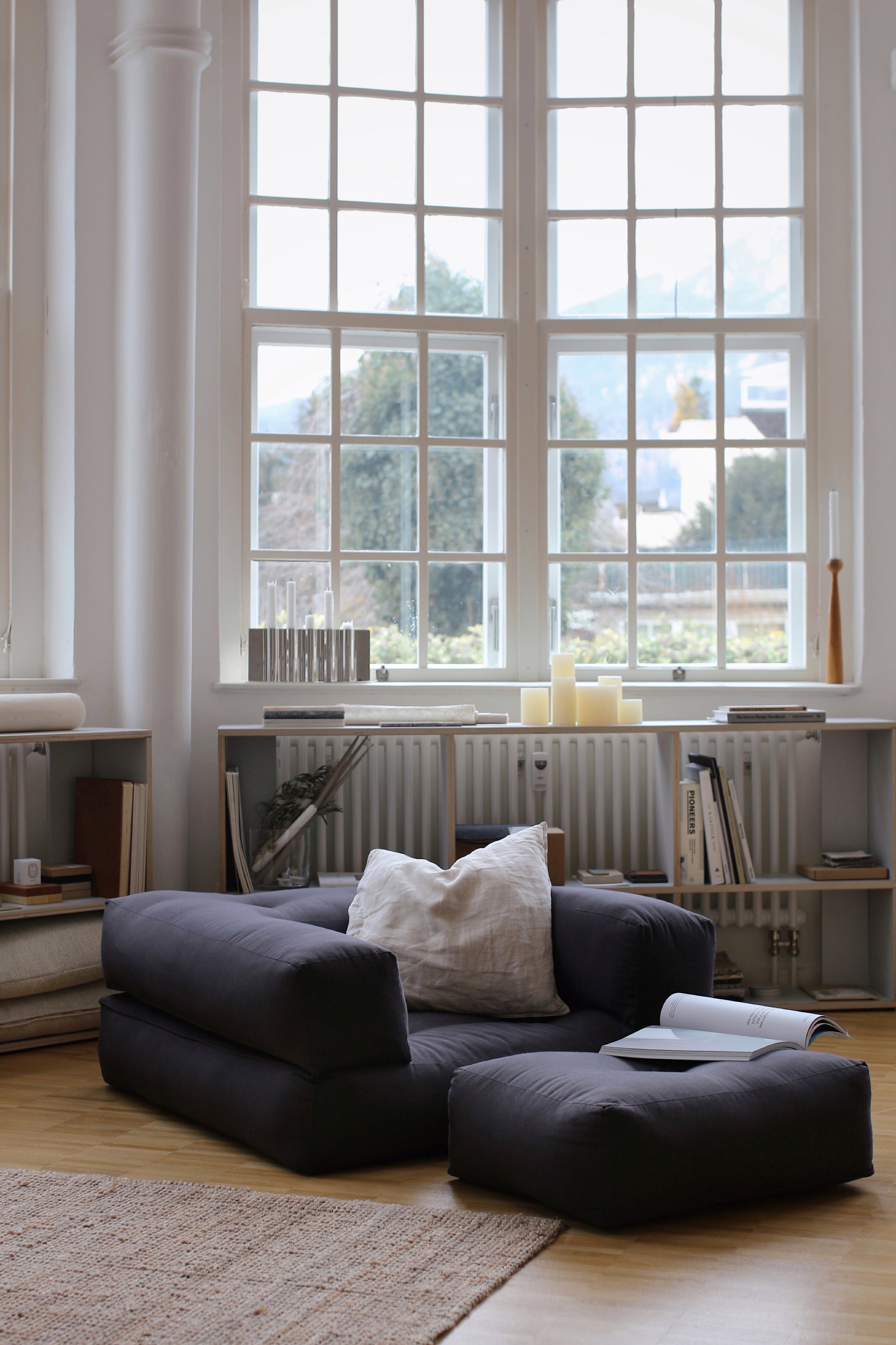 CUBE CHAIR DARK GREY