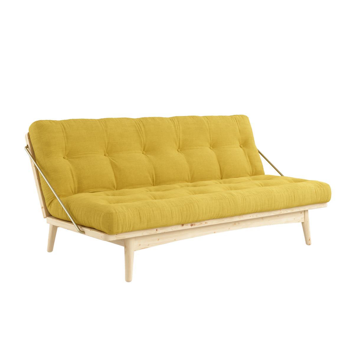 FOLK CLEAR LACQUERED W. 5-LAYER MIXED MATTRESS HONEY