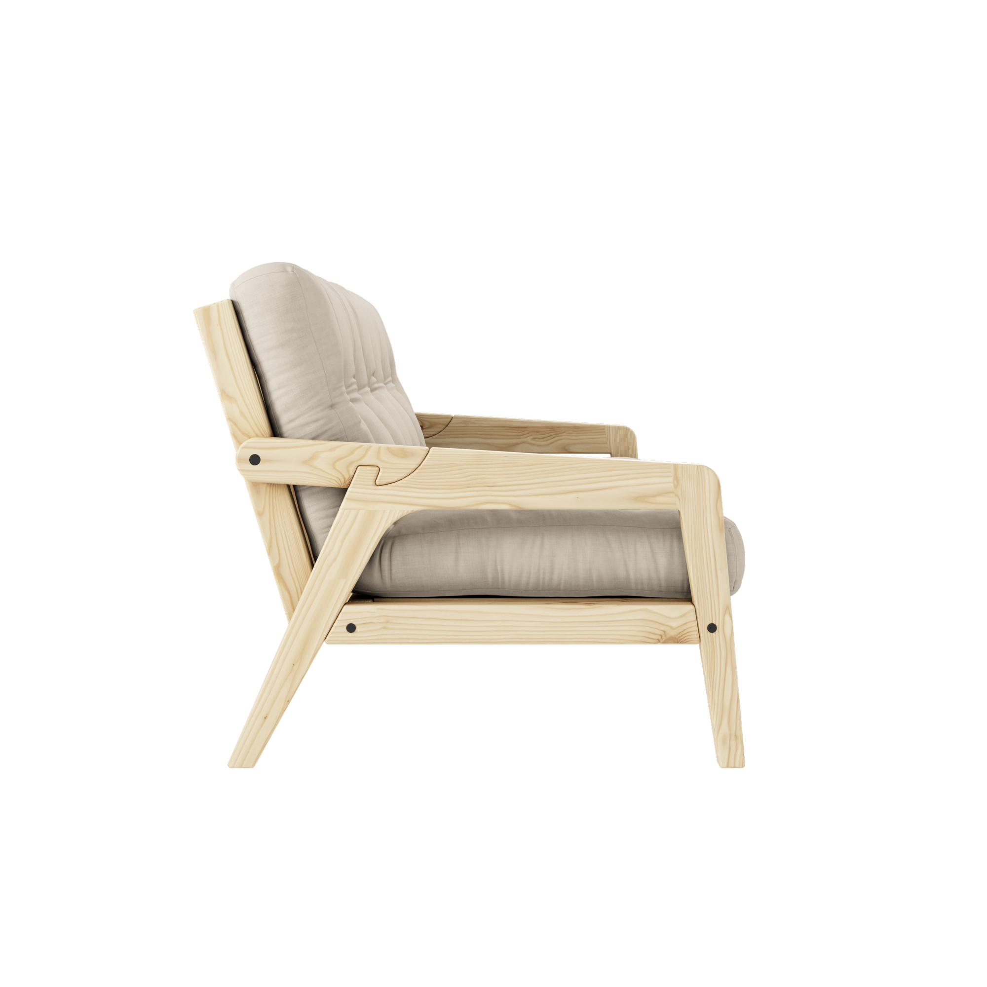 GRAB CLEAR LAQUÉ AVEC MATELAS MIXTE 5 COUCHES BEIGE
