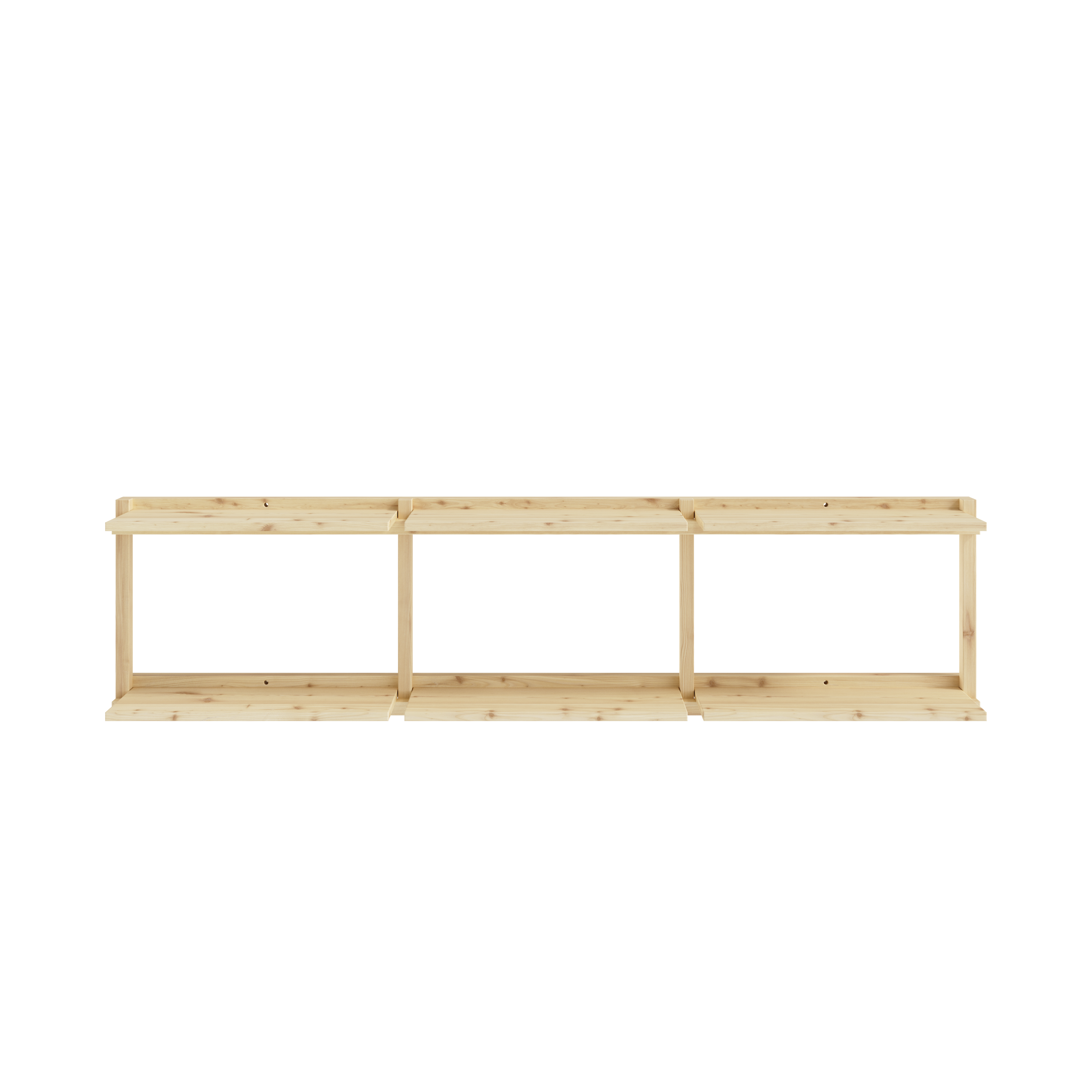 GROOVE SHELVING WIDE RAW