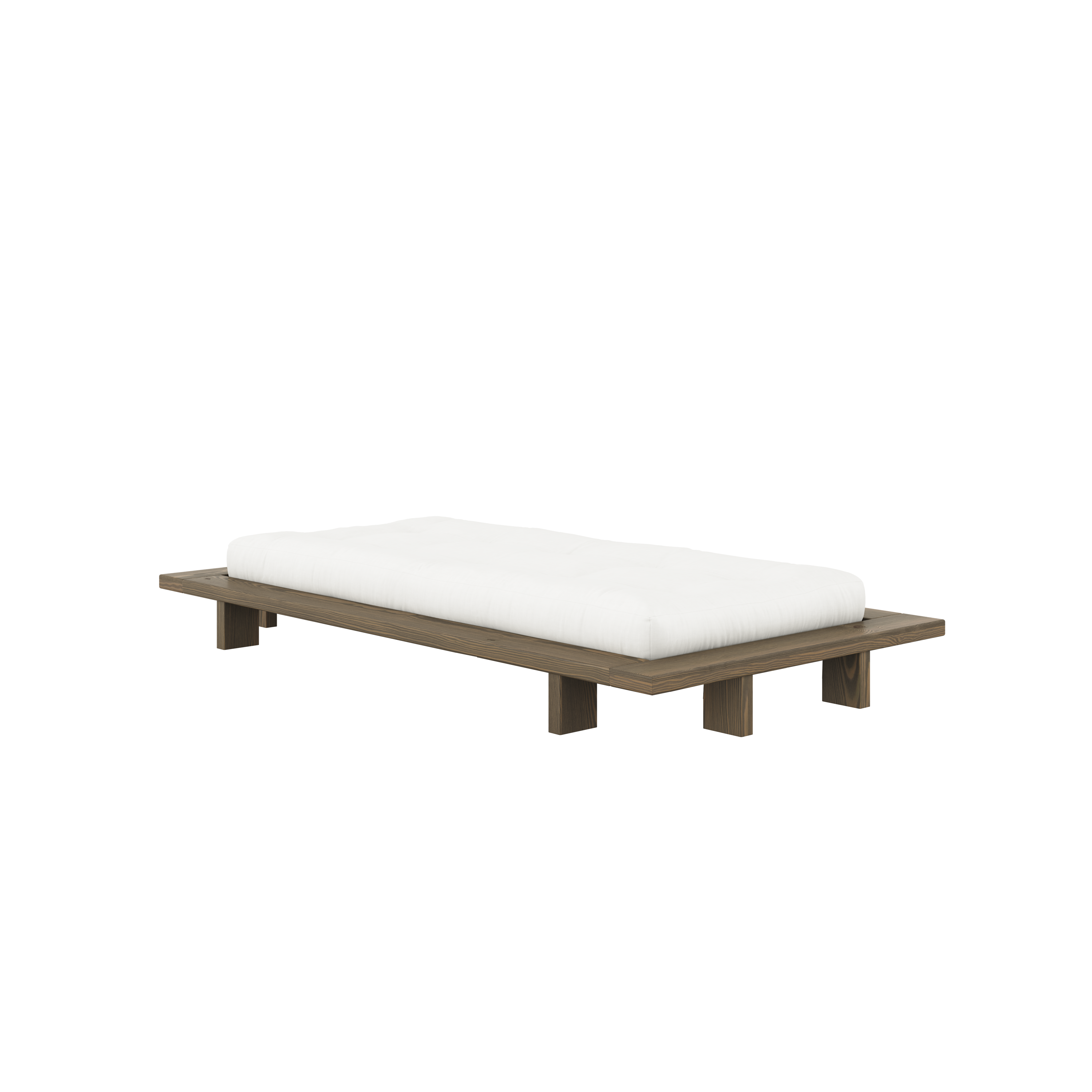JAPAN BED CAROB BROWN 90 X 200