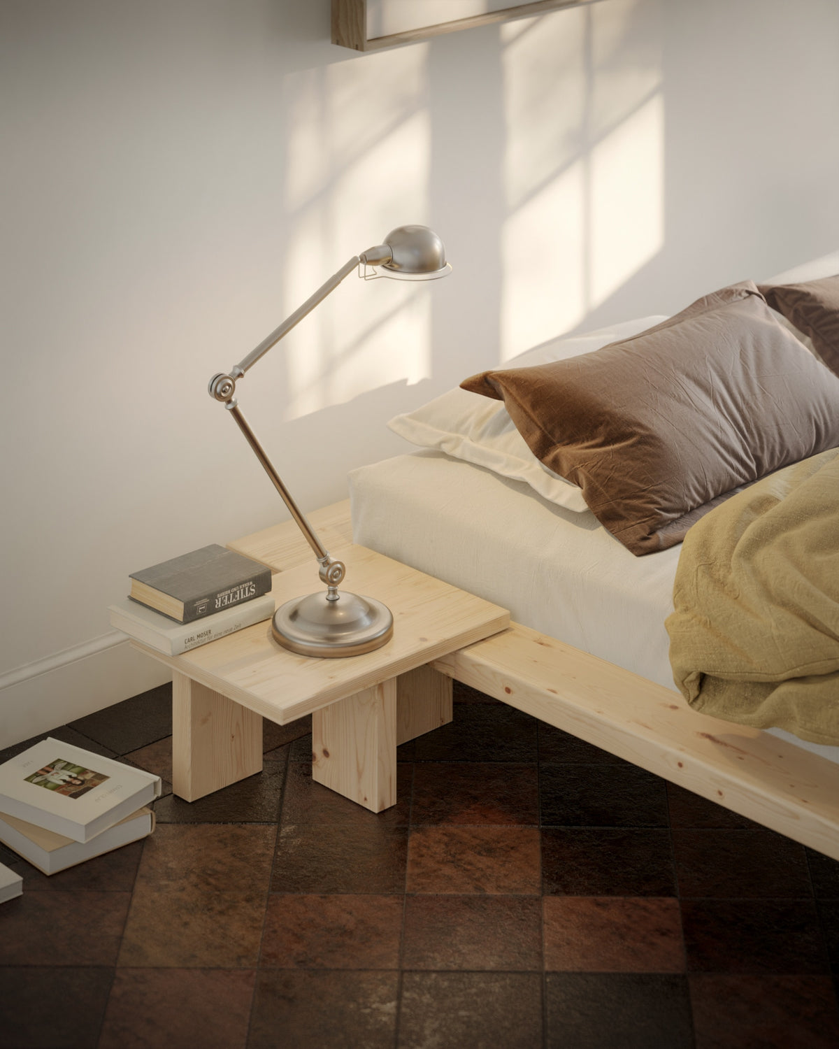 JAPAN BEDSIDE TABLE RAW