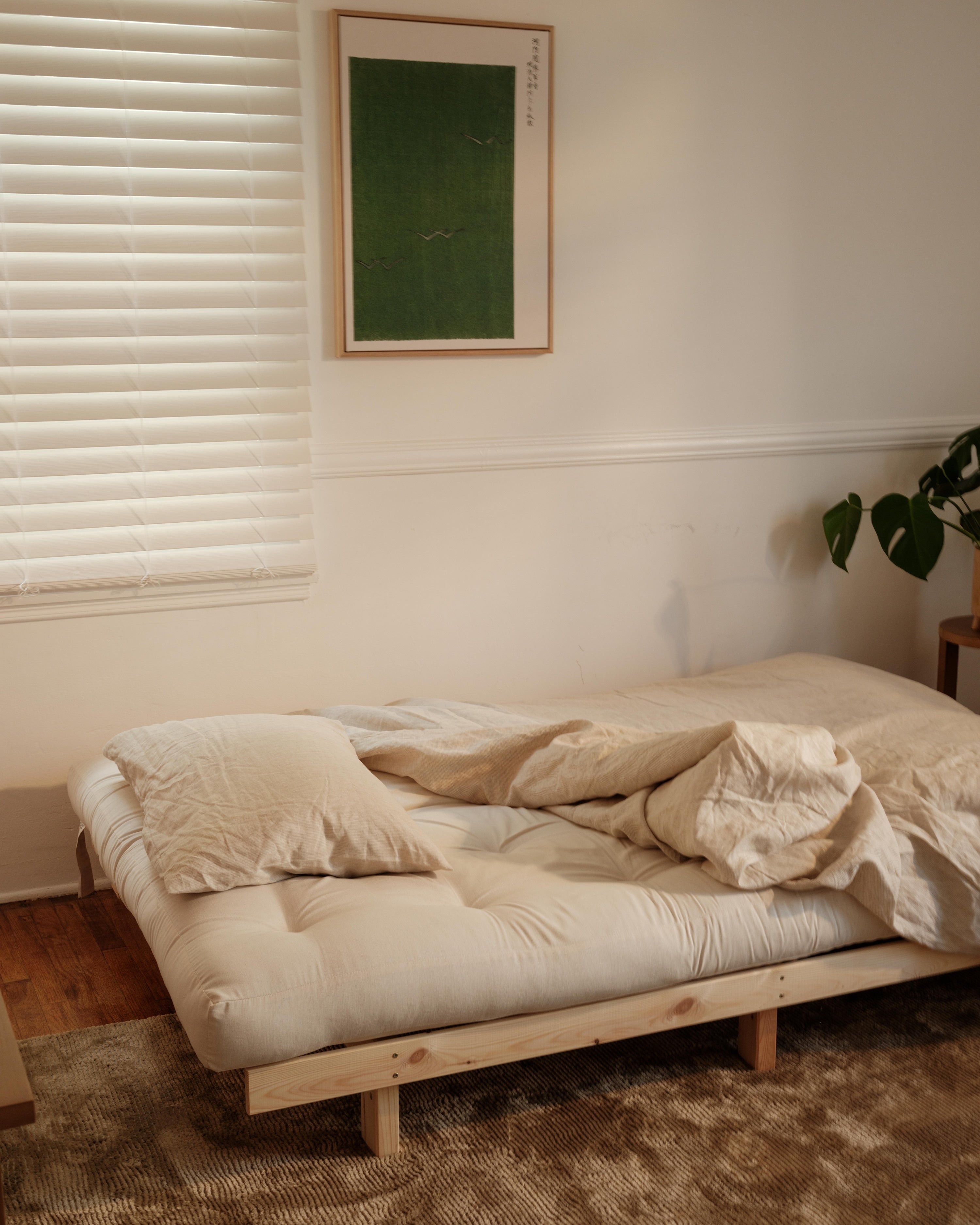 LEAN RAW 130 X 200 W. ALPHA MATTRESS OLIVE GREEN