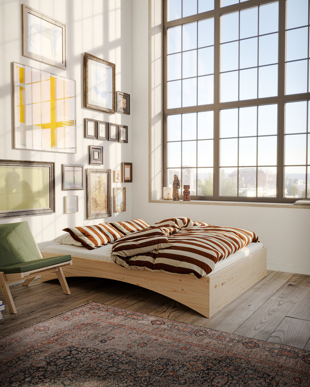 ORBIT BED RAW 160 X 200