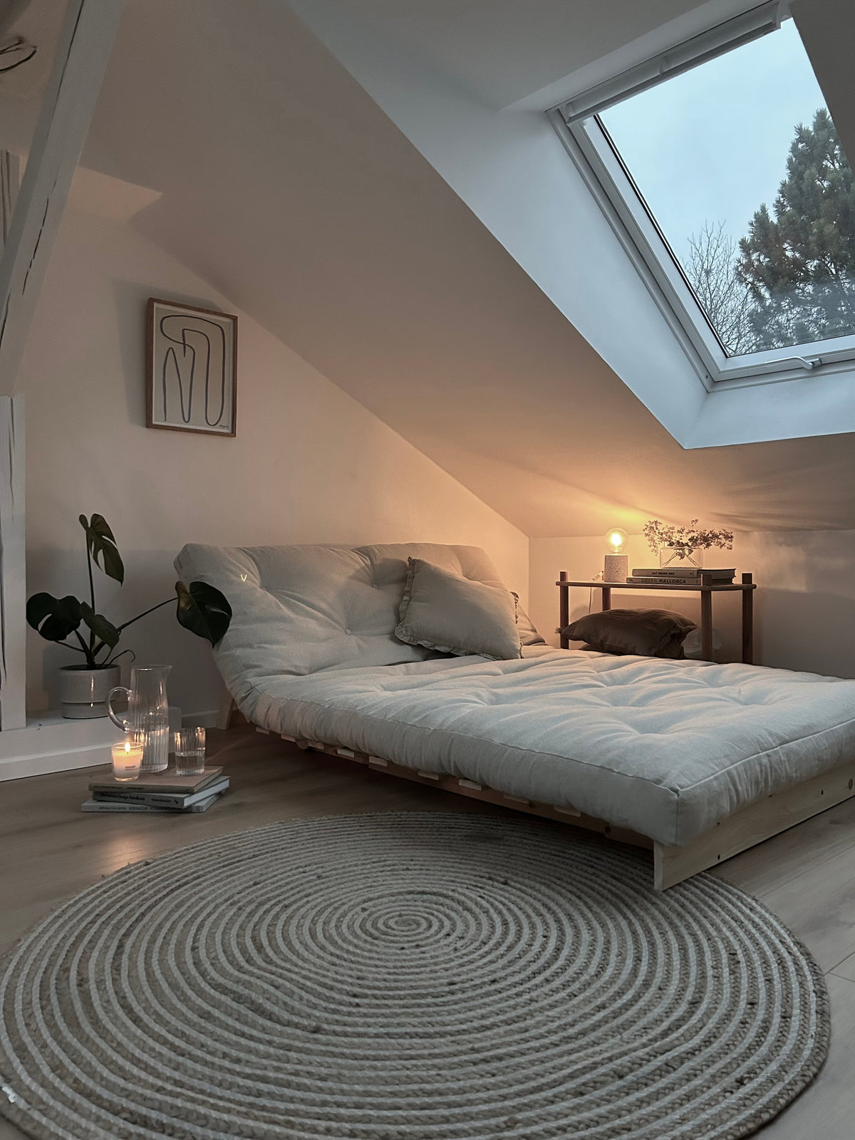 ROOTS RAW 140 X 200 W. ROOTS MATTRESS OLIVE GREEN