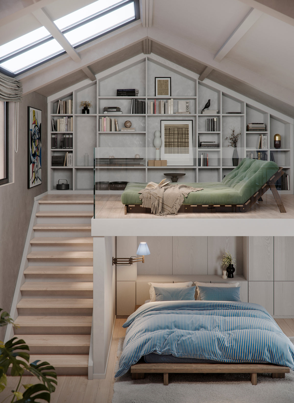 ROOTS CAROB BROWN 160 X 200 W. ROOTS MATTRESS NAVY