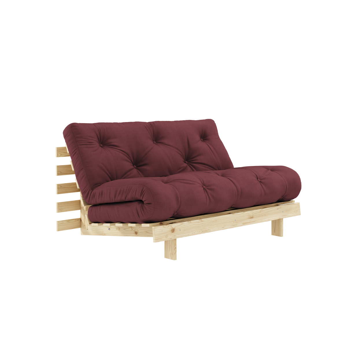 ROOTS RAW 140 X 200 W. ROOTS MATTRESS BORDEAUX