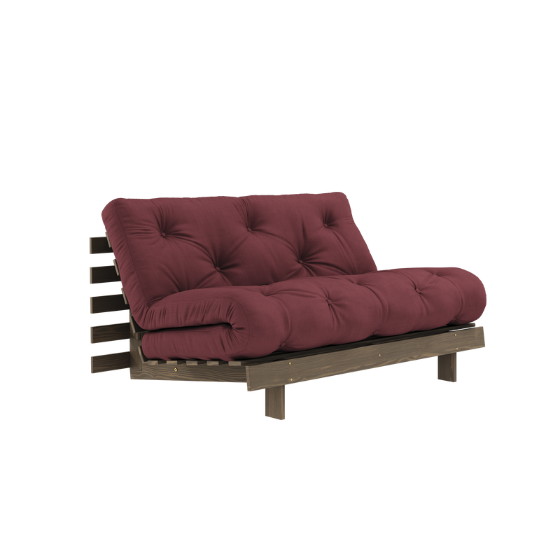 ROOTS CAROB BROWN 140 X 200 W. ROOTS MATTRESS BORDEAUX