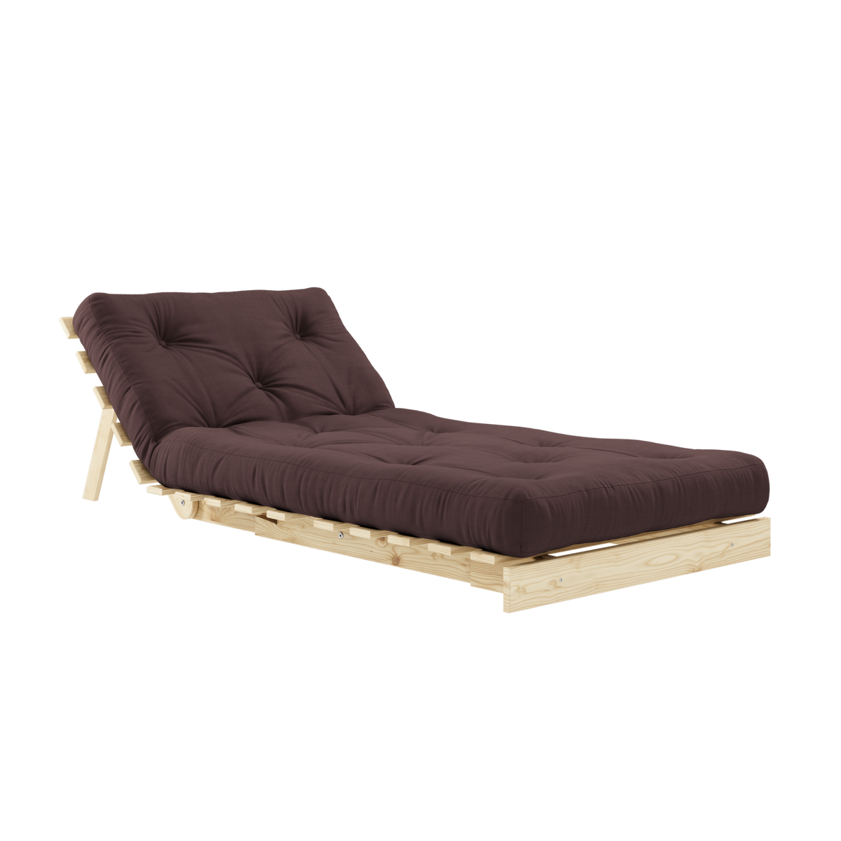 ROOTS RAW 90 X 200 W. ROOTS MATTRESS BROWN