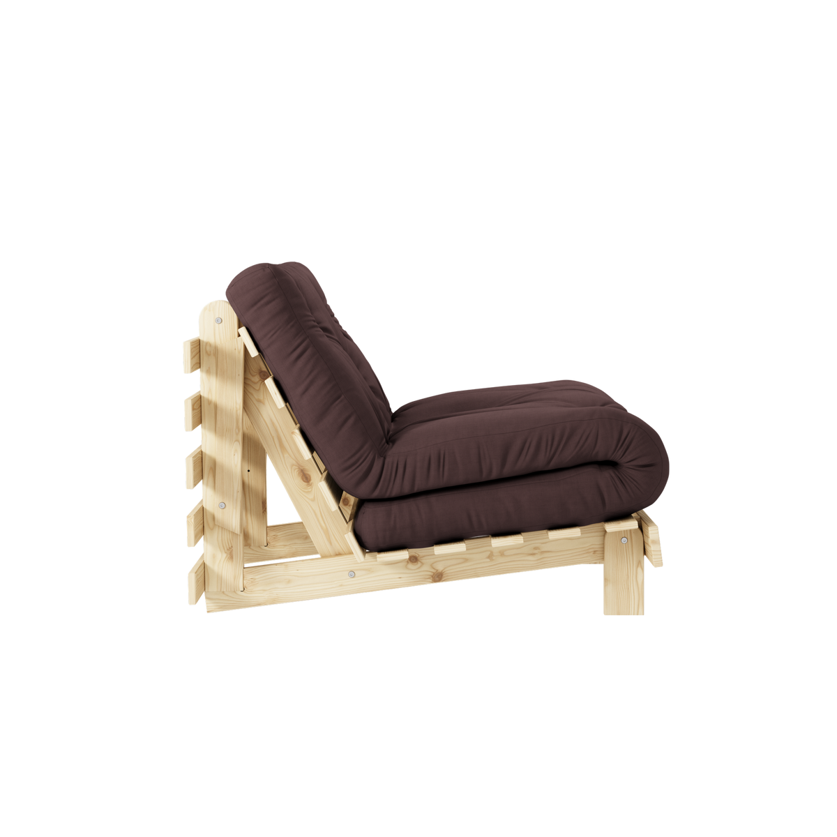 ROOTS RAW 90 X 200 W. ROOTS MATTRESS BROWN